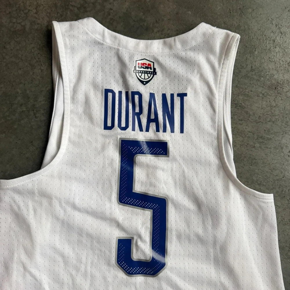 Nike USA National Team Basketball Jersey #5 Kevin Durant Mens Small Dri Fit